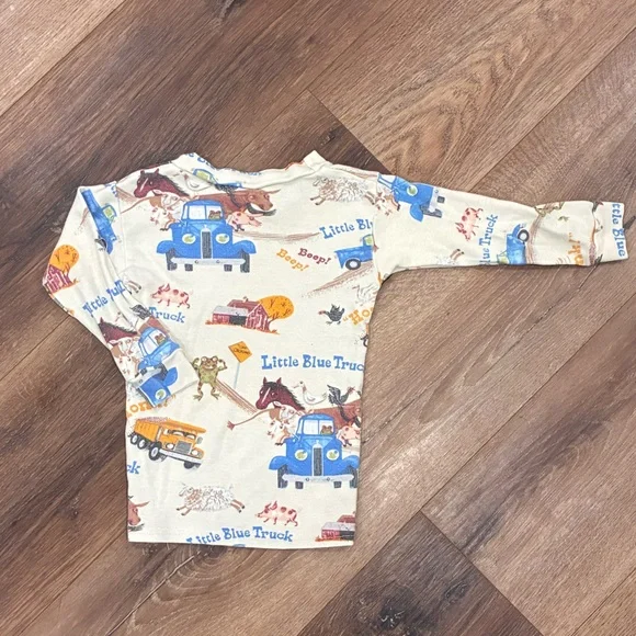 Little Blue Truck Matching Pajama Set Storybook 3T - Picture 6 of 10